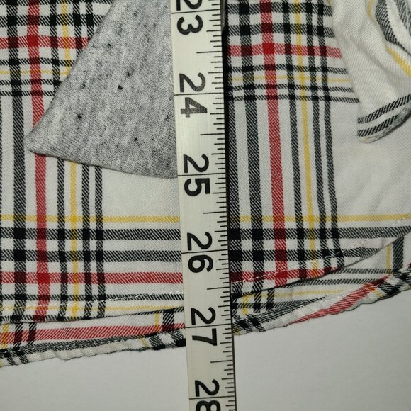 IZOD Tie Front 2-fer Grey Sweatshirt Womens Size XL - Picture 5 of 6